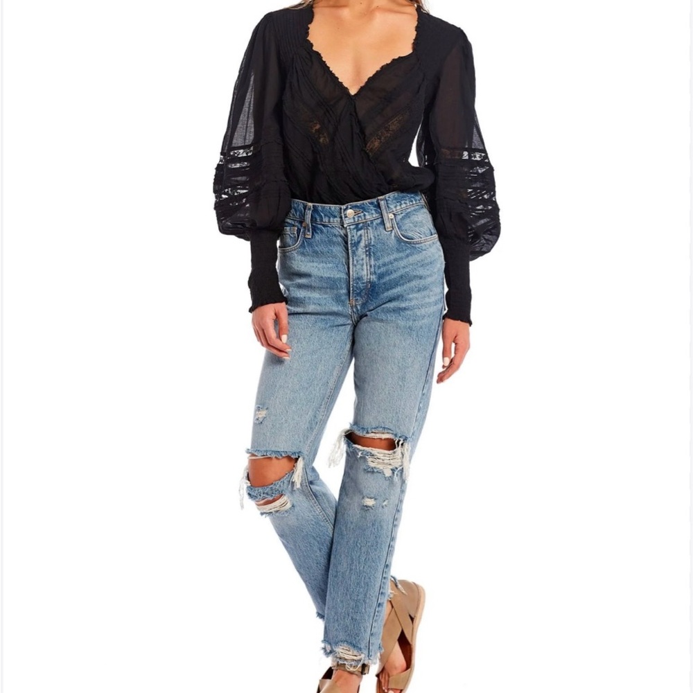 Free People The Eloise Smocked Bodysuit - Picture 7 of 15